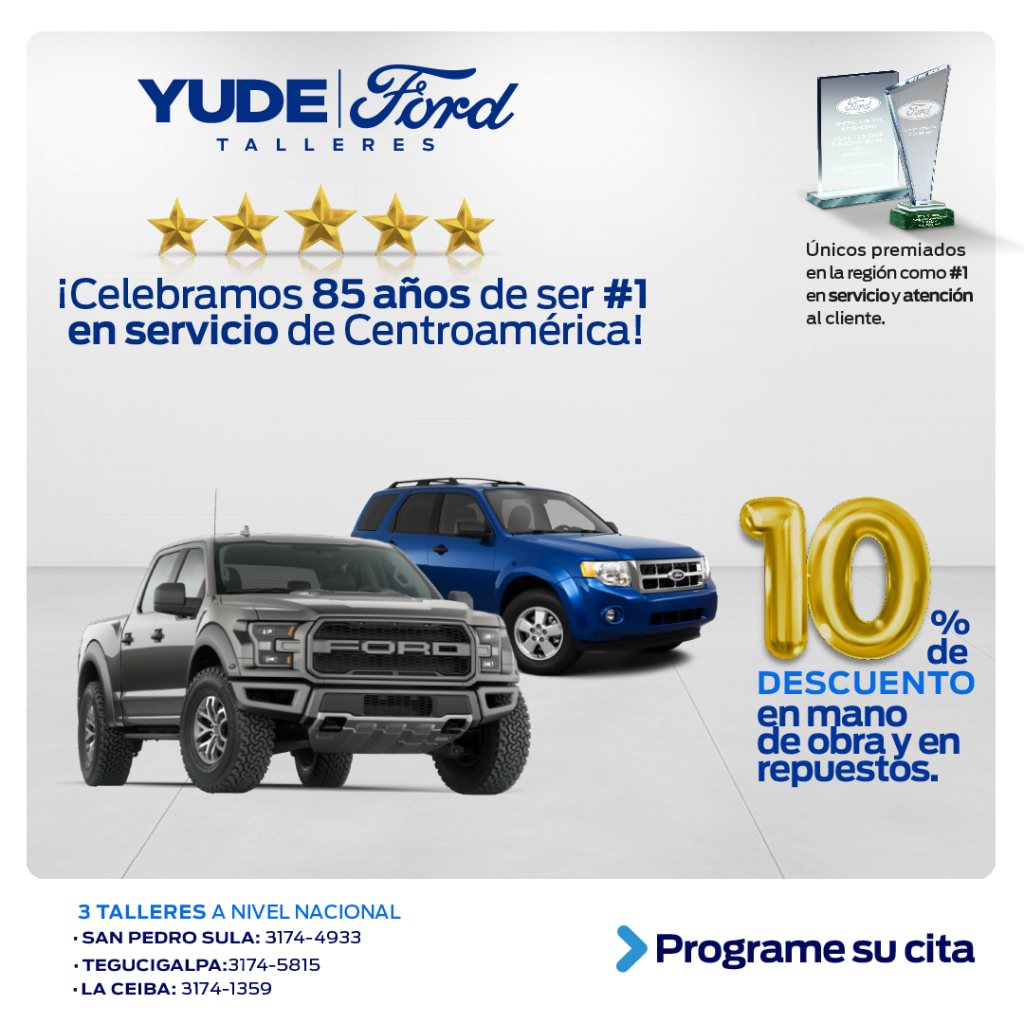 Descuento del 10% en repuestos y mano de obra - Talleres Yude Ford