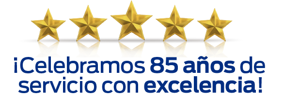 Celebramos 85 años de servicio de excelencia