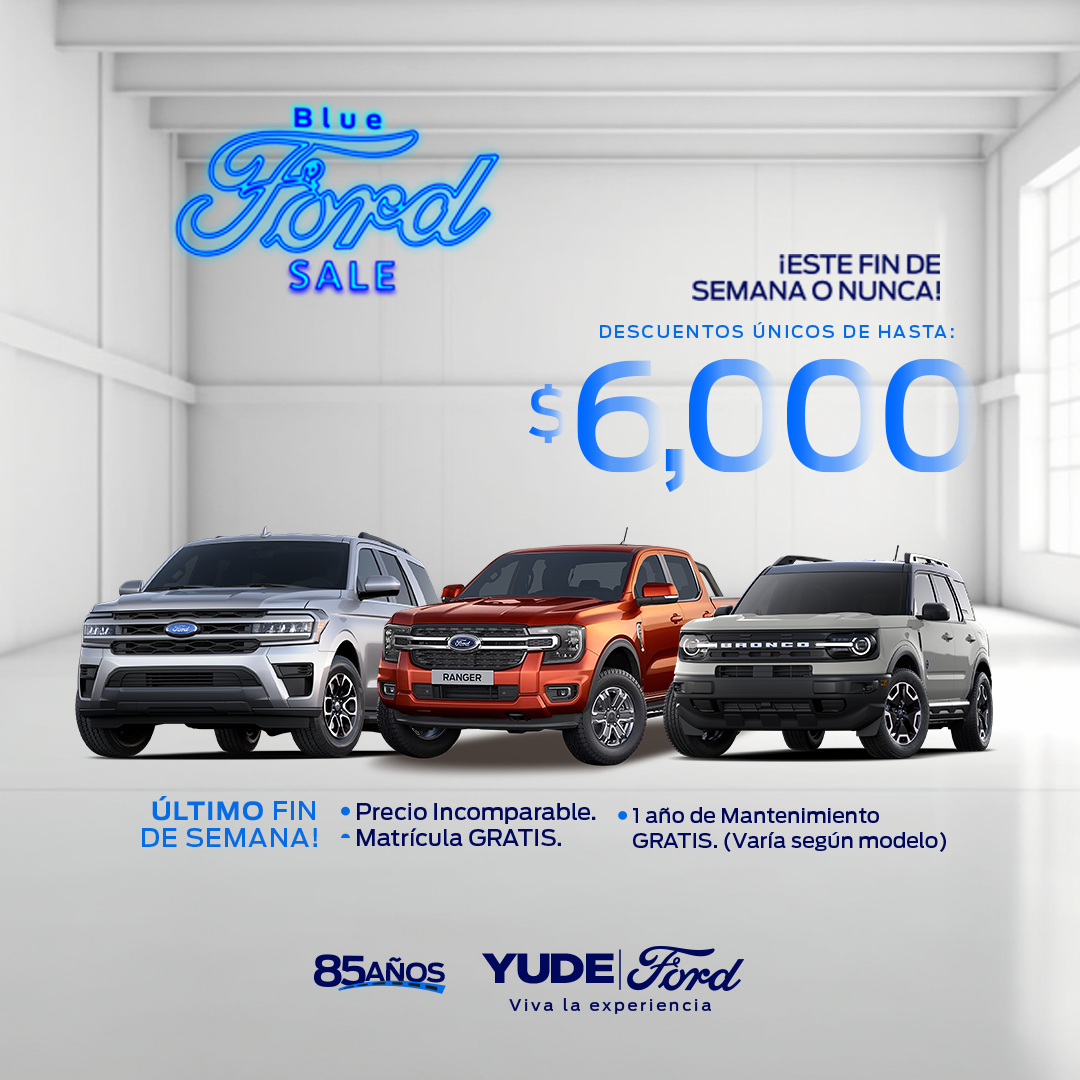 Blue Ford Sale - Yude Ford - hasta $6000 de descuento